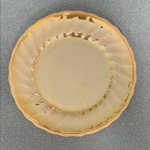 Anchor Hocking Gold Rimmed Plate FireKing plate
